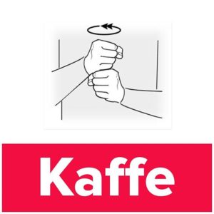 Tecknet för kaffe