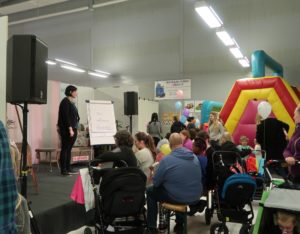 Linda pratar på Barnmässan Karlstad 2017